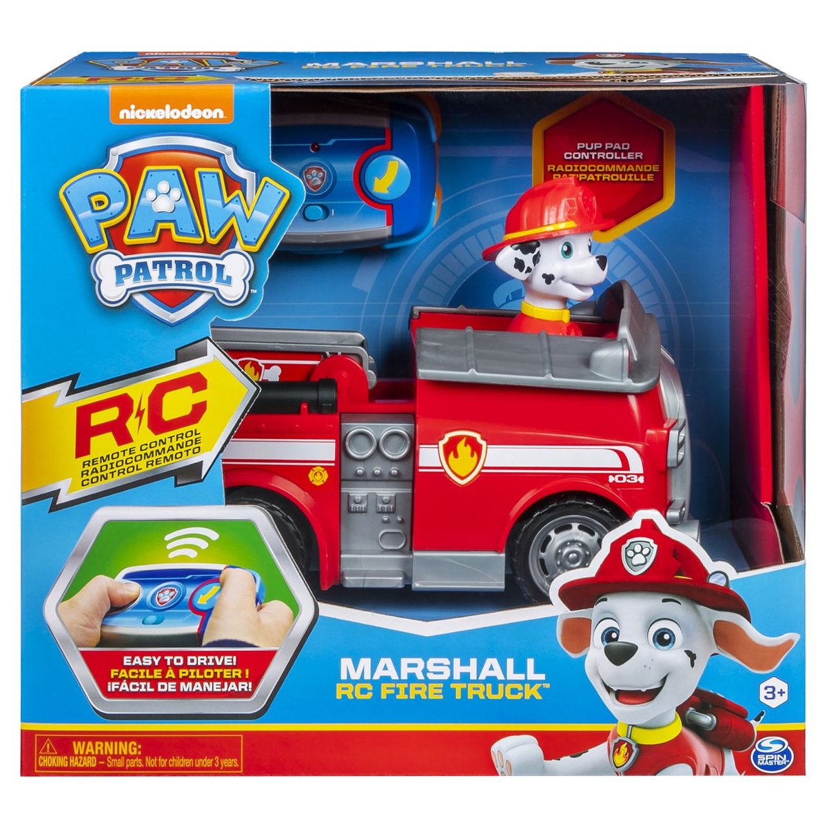 PAW PATROL RC MARSHALLS FIRE TRUCK SI6054863 Tates Toys Australia 