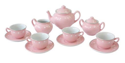 Deluxe Porcelain Tea Set 13 Piece - Image 2