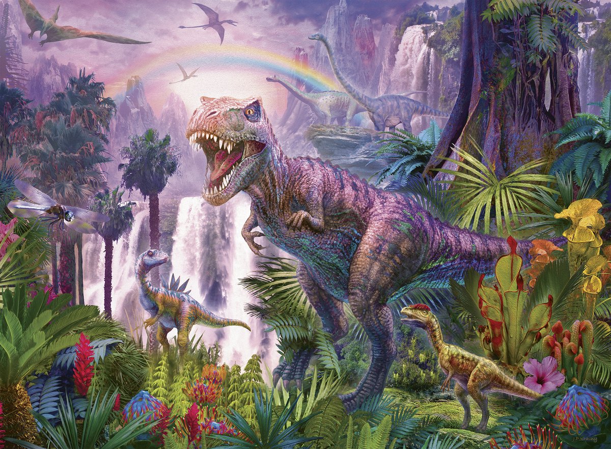 Ravensburger - King Of The Dinosaurs Jigsaw Puzzle 200 Piece - Image 2