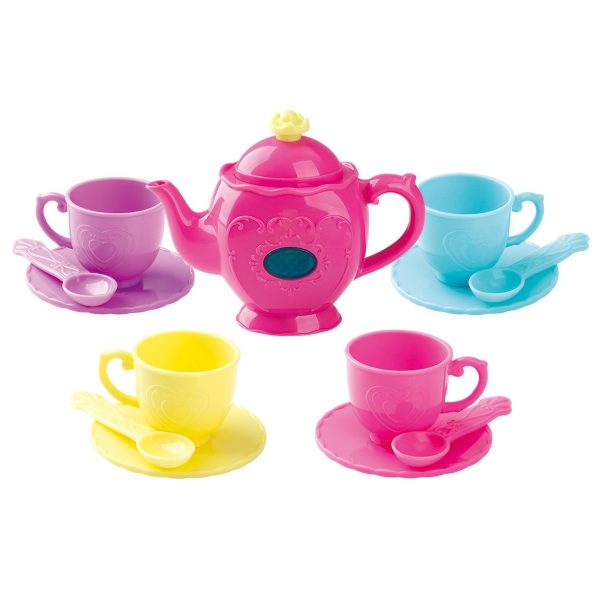 Battery Operated Pink Musical Tea Set Playgo Toys Ent. Ltd - Image 2