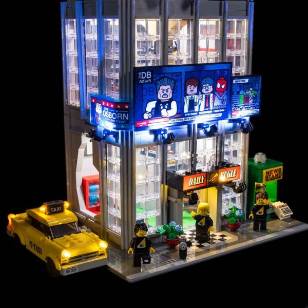 LIGHT KIT for LEGO Daily Bugle 76178 - Light My Bricks - Image 6