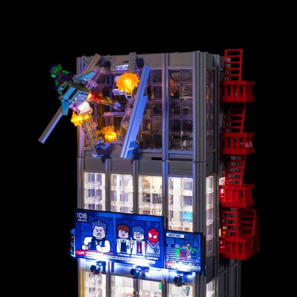 LIGHT KIT for LEGO Daily Bugle 76178 - Light My Bricks - Image 5