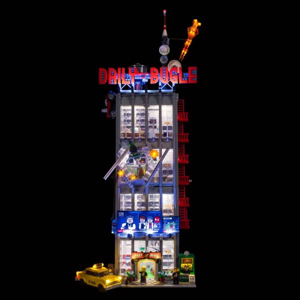 LIGHT KIT for LEGO Daily Bugle 76178 - Light My Bricks - Image 3