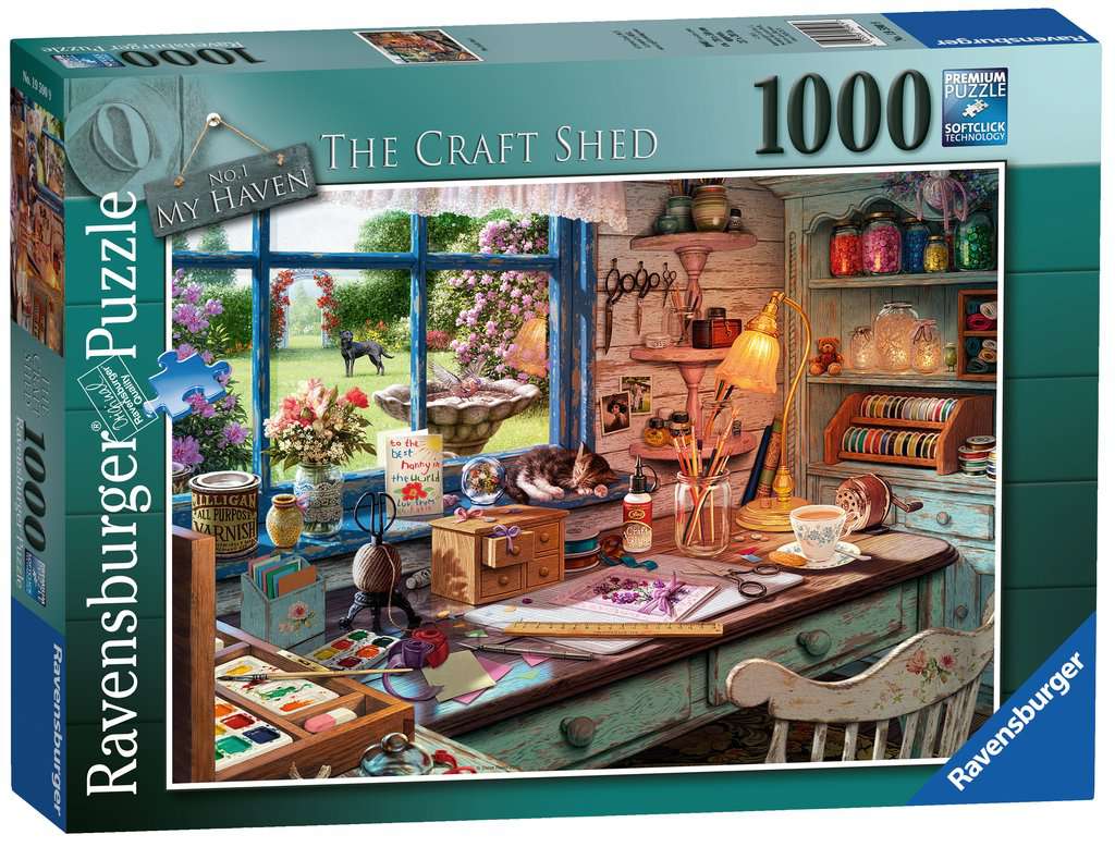 Ravensburger – The Craft Shed Jigsaw Puzzle 1000 Pc – Tates Toys ...