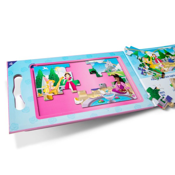 Melissa & Doug - Take Along Magnetic Jigsaw Puzzles - Princesses - Image 3