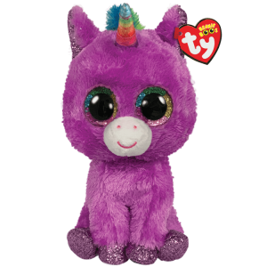Ty Beanie Boos - Rosette - Purple Unicorn 15cm Small