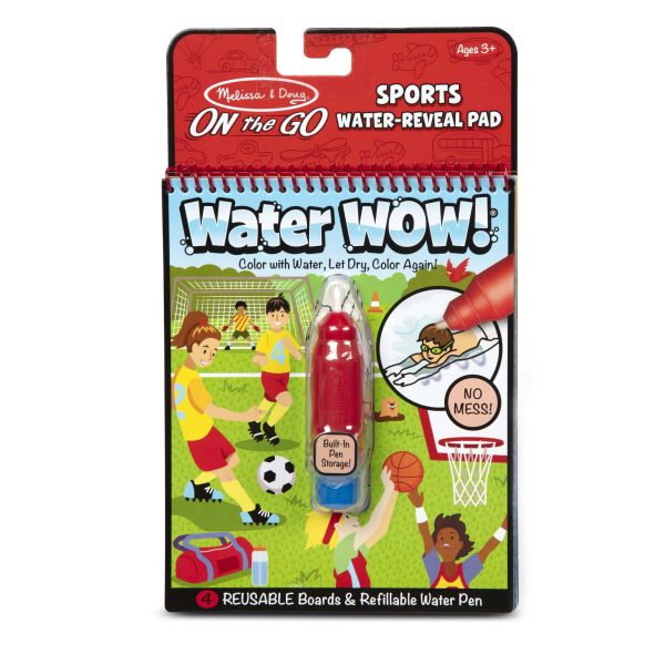 Melissa & Doug - Water Wow! Sports Water-reveal Pad - On The Go Travel Activity - Image 2