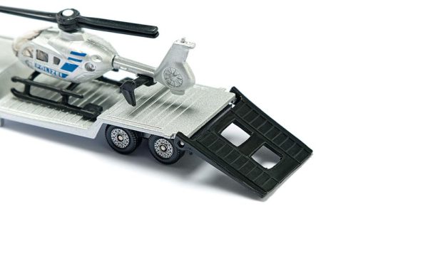 Siku - Low Loader With Helicopter Transport  Load-up - Image 6