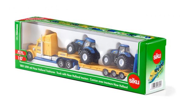 Siku - Truck With New Holland  Tractors Farmer Transporter - Image 4