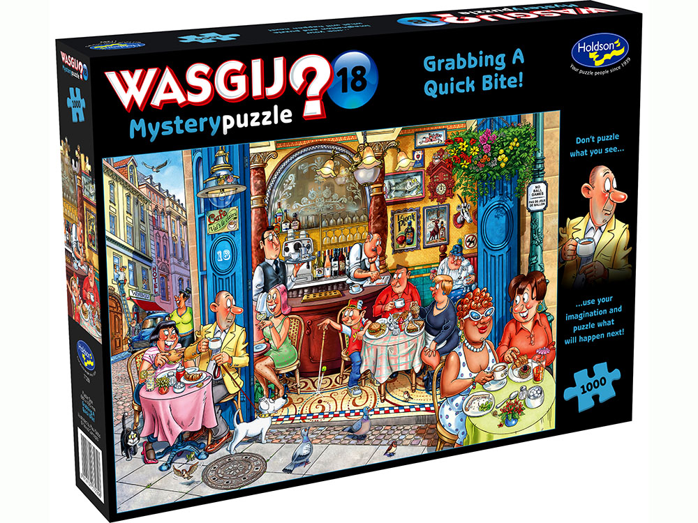 Wasgij - Mystery 18 Grabbing A Quick Bite 1000 Piece Jigsaw Puzzle