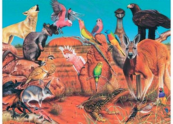 Blue Opal - Wild Australia The Outback 100 Pieces Jigsaw Puzzle - Image 4