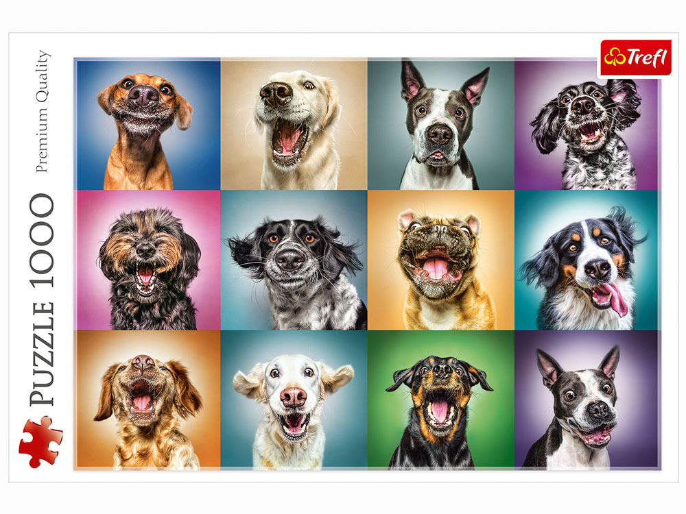 Trefl - Crazy Dog Portraits 1000 Piece Jigsaw Puzzle Trefl