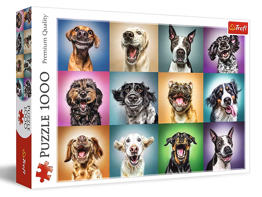 Trefl - Crazy Dog Portraits 1000 Piece Jigsaw Puzzle Trefl - Image 2
