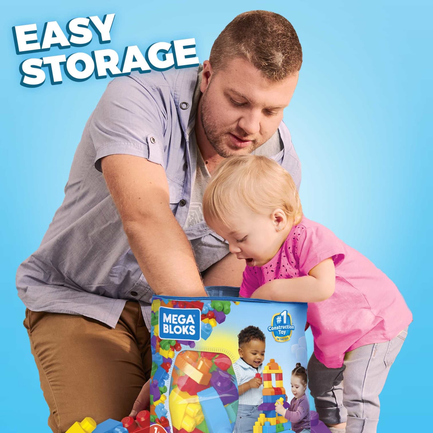 Mega Bloks - First Builders Big Building Bag Mattel - Image 4