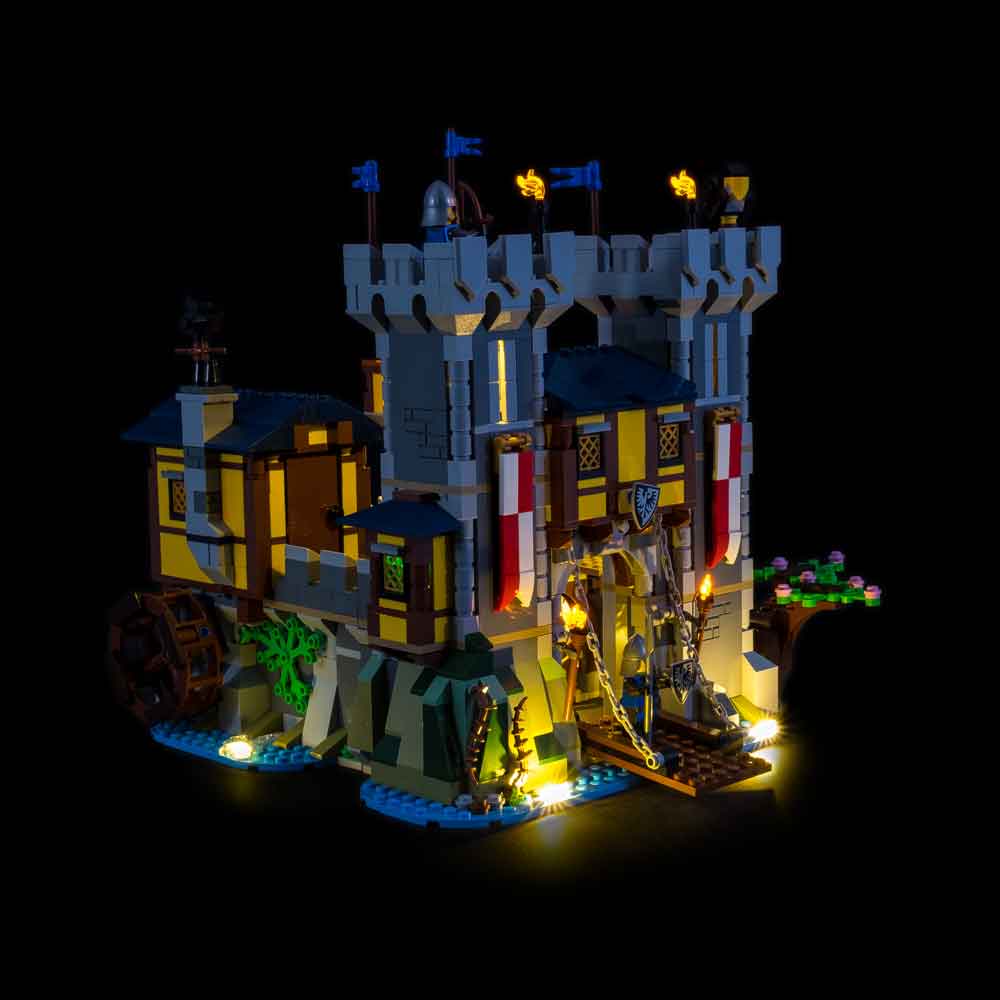 LIGHT KIT for LEGO Medieval Castle 31120 - Light My Bricks - Image 5
