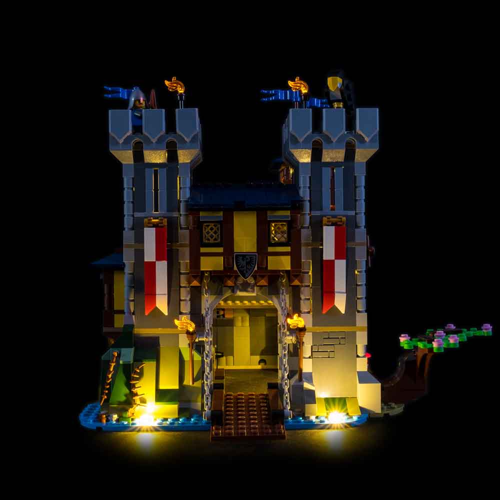 LIGHT KIT for LEGO Medieval Castle 31120 - Light My Bricks - Image 2