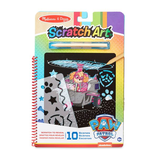 Melissa & Doug - Paw Patrol Scratch Art Pad - Skye