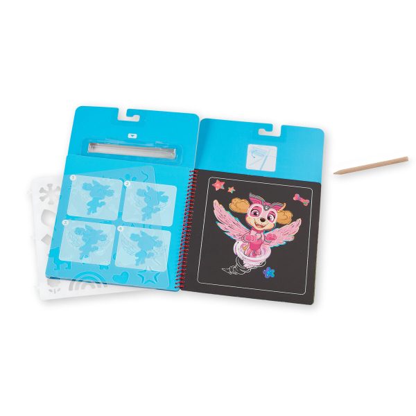 Melissa & Doug - Paw Patrol Scratch Art Pad - Skye - Image 2