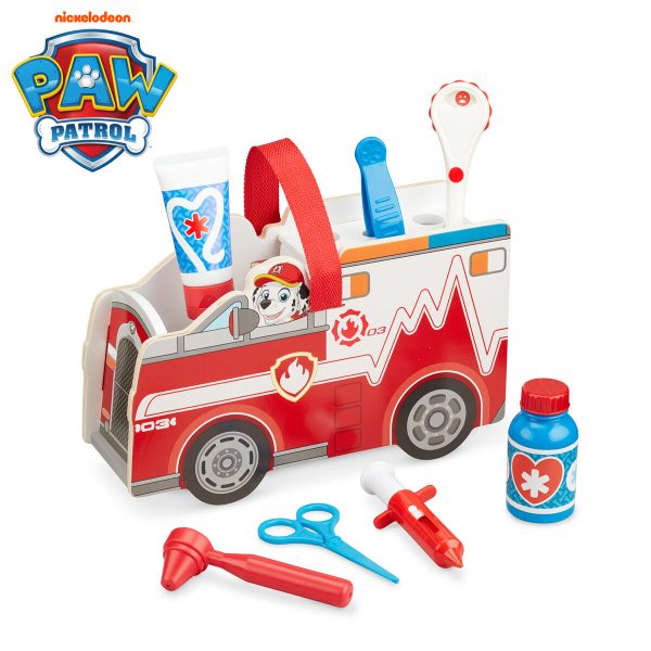 Melissa & Doug - Paw Patrol Marshalls Wooden Rescue Caddy - Image 4