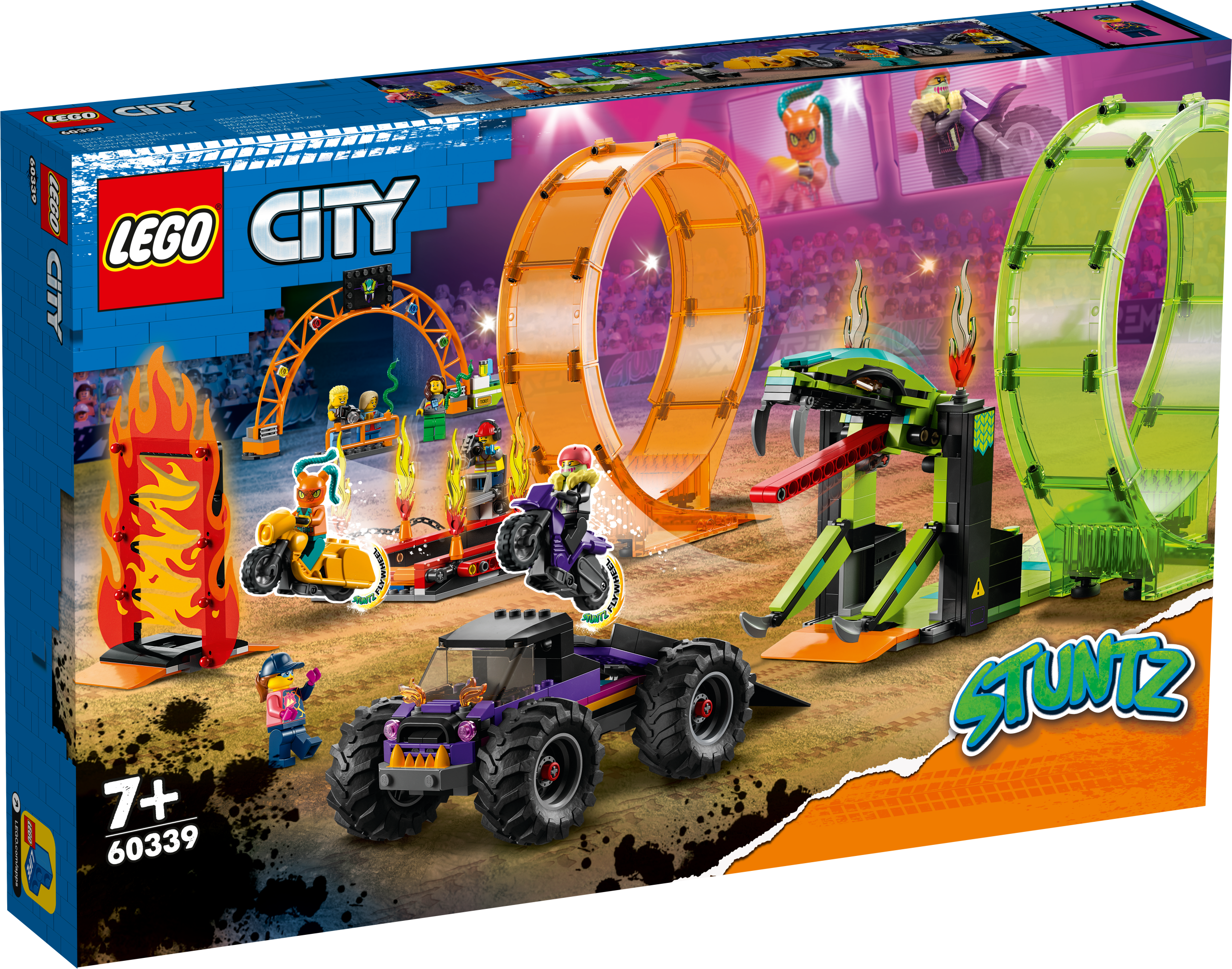LEGO 60339 Double Loop Stunt Arena - City Stuntz - Image 4