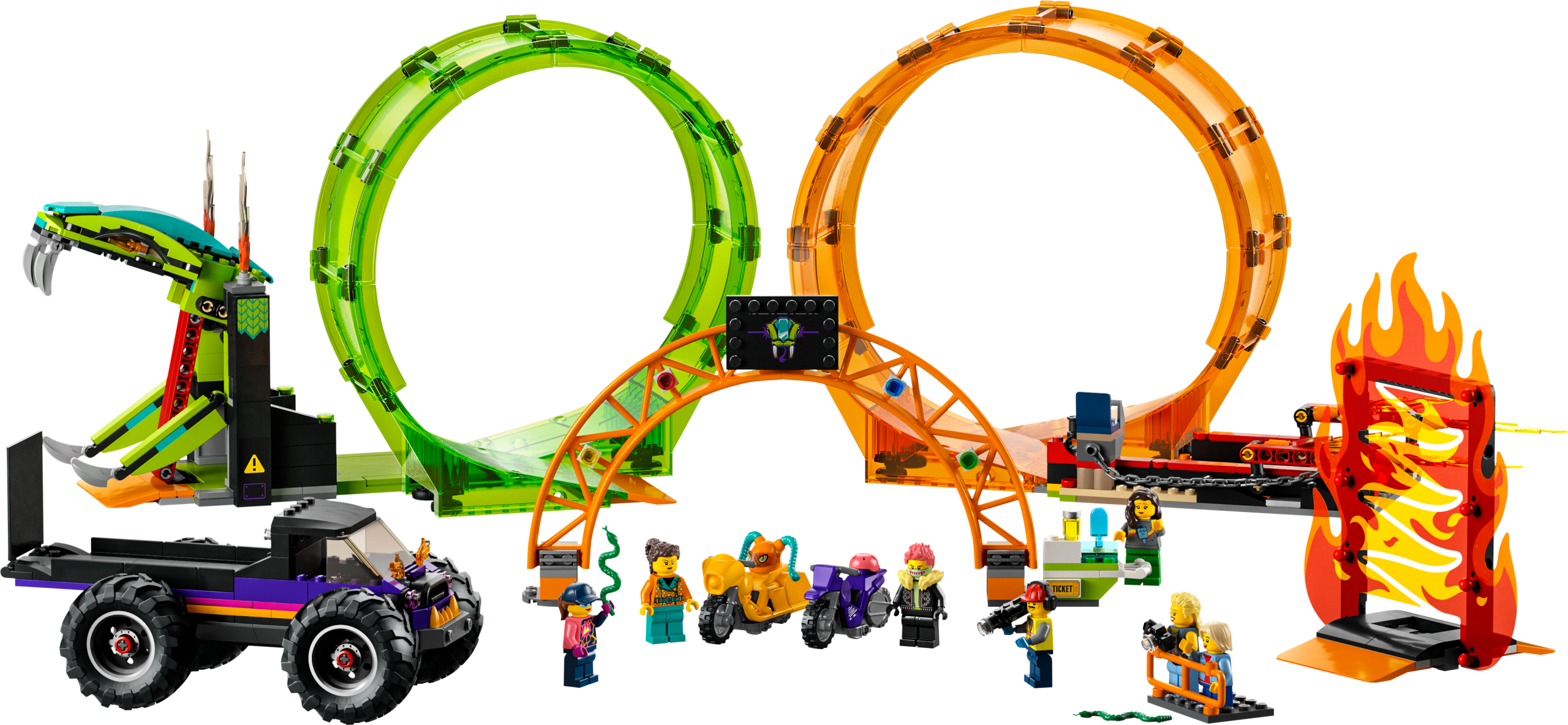 LEGO 60339 Double Loop Stunt Arena - City Stuntz - Image 3