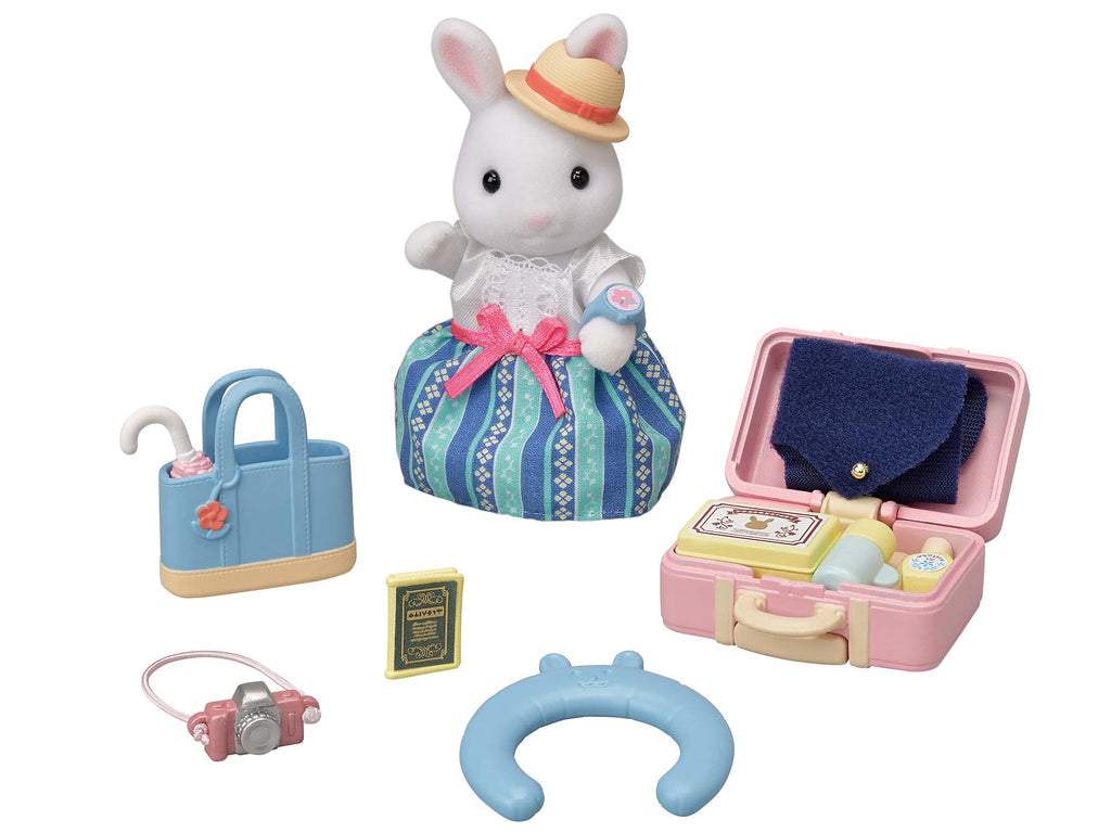 Sylvanian Families - Weekend Travel Set With Snow Rabbit Mother - Image 3