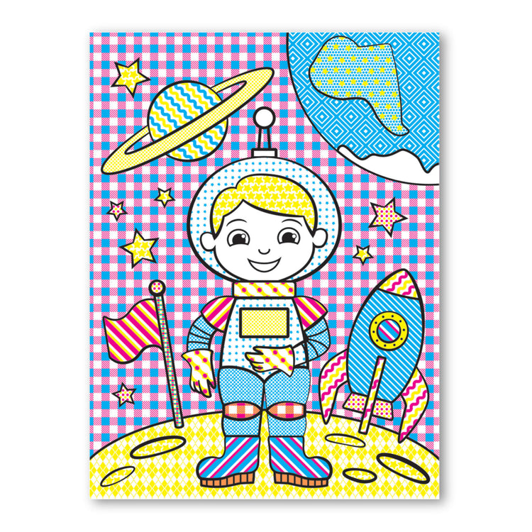 Melissa & Doug - My First Paint With Water Kids' Art Pad With Paintbrush - Pirates Space Construction And More - Image 5