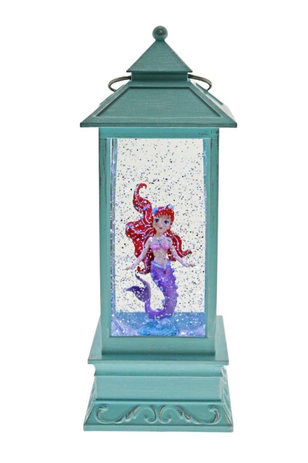 Cotton Candy -  Aqua Glitter Lantern Mermaid Princess - Image 2