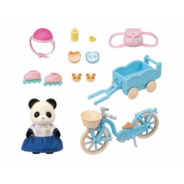 Sylvanian Families - Cycle & Skate Playset - Panda Girl - Image 2