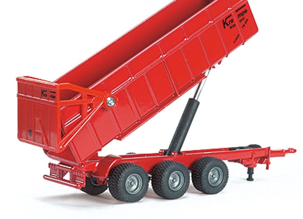 Siku - Massey Ferguson Tractor With 3 Axle Tipper Trailer - Image 2