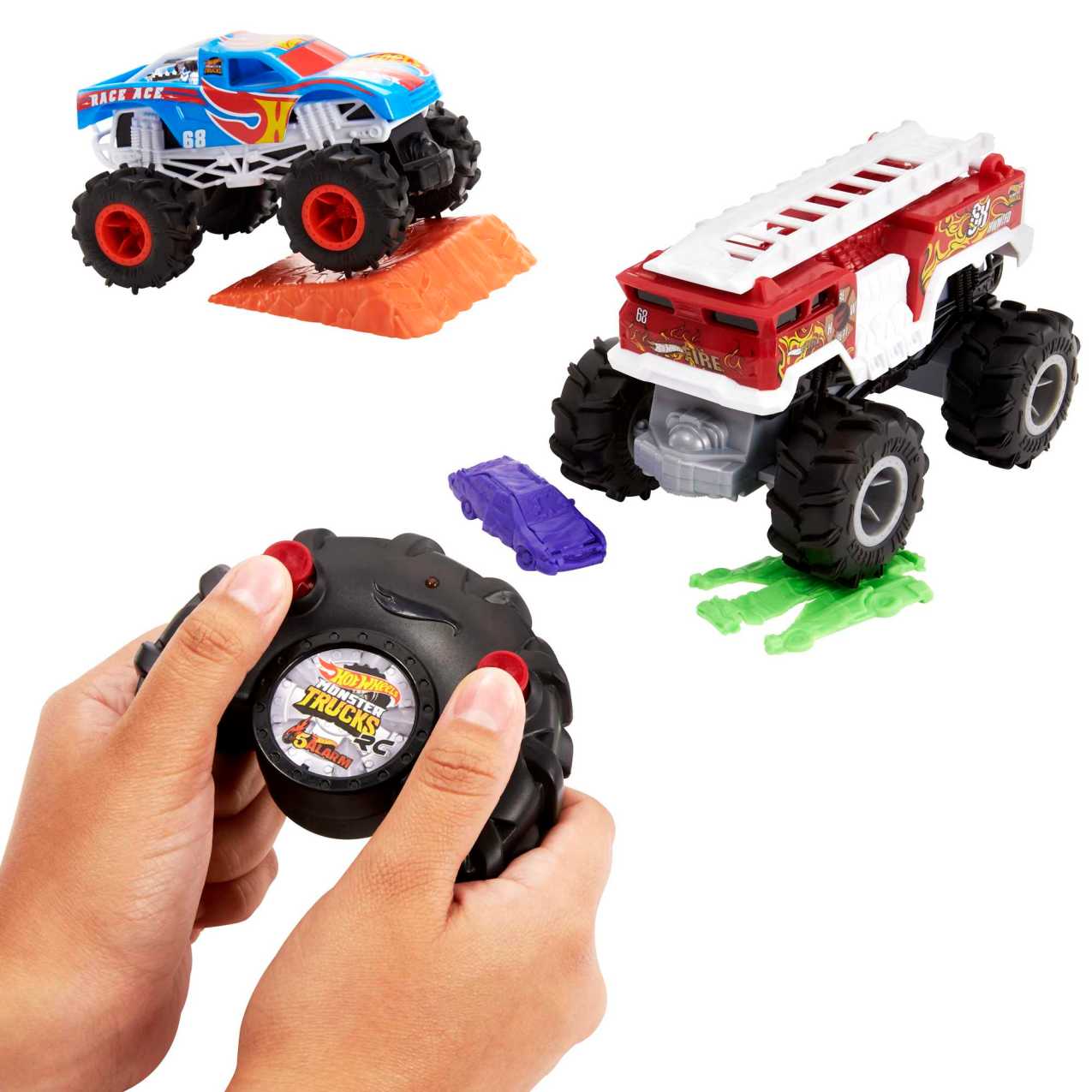 Hot Wheels® - Rc Monster Trucks Demolition Doubles Rc 2pk - Image 2