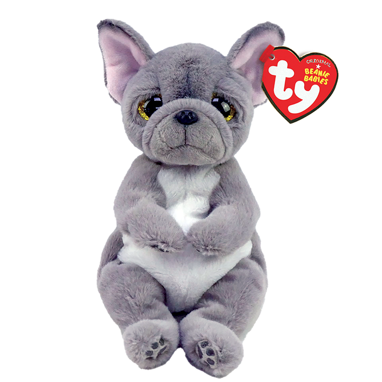 Ty - Beanie Bellies - Wilfred Grey Dog Small 20cm