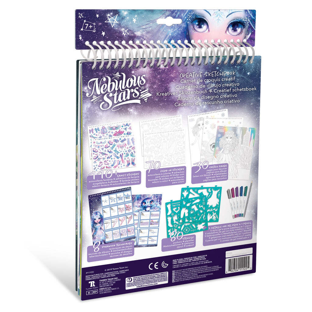 Nebulous Stars - Zentangle Geometric Sketchbook Iceana - Image 3