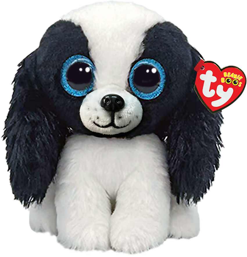 Ty - Beanie Boos - Sissy Black And White Dog Small 15cm