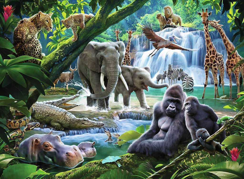 Ravensburger - Jungle Animals Jigsaw Puzzle 100pc - Image 2