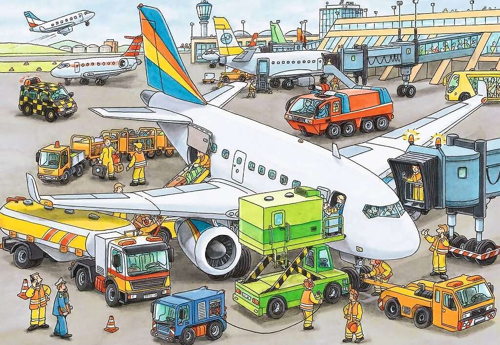 Ravensburger - Busy Airport Jigsaw Puzzle 35pc - Image 2