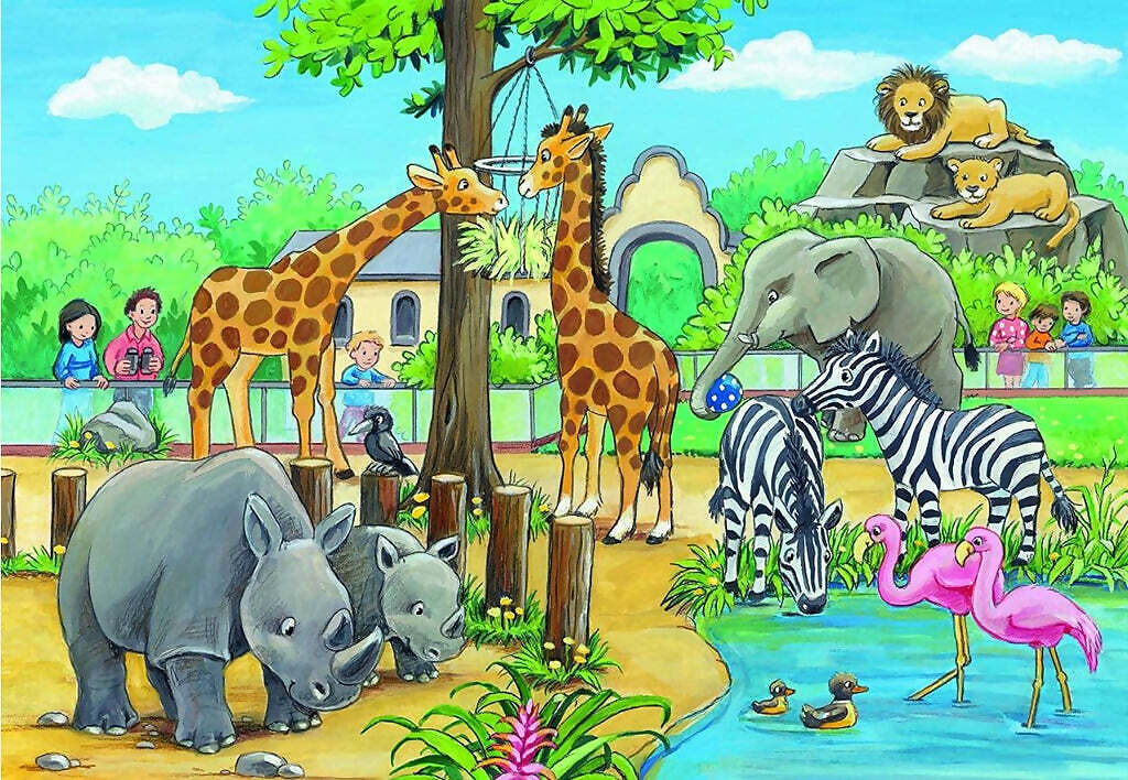 Ravensburger Early Learning Centre Welcome To The Zoo 2x24 Pieces Jigsaw Puzzle - Image 3