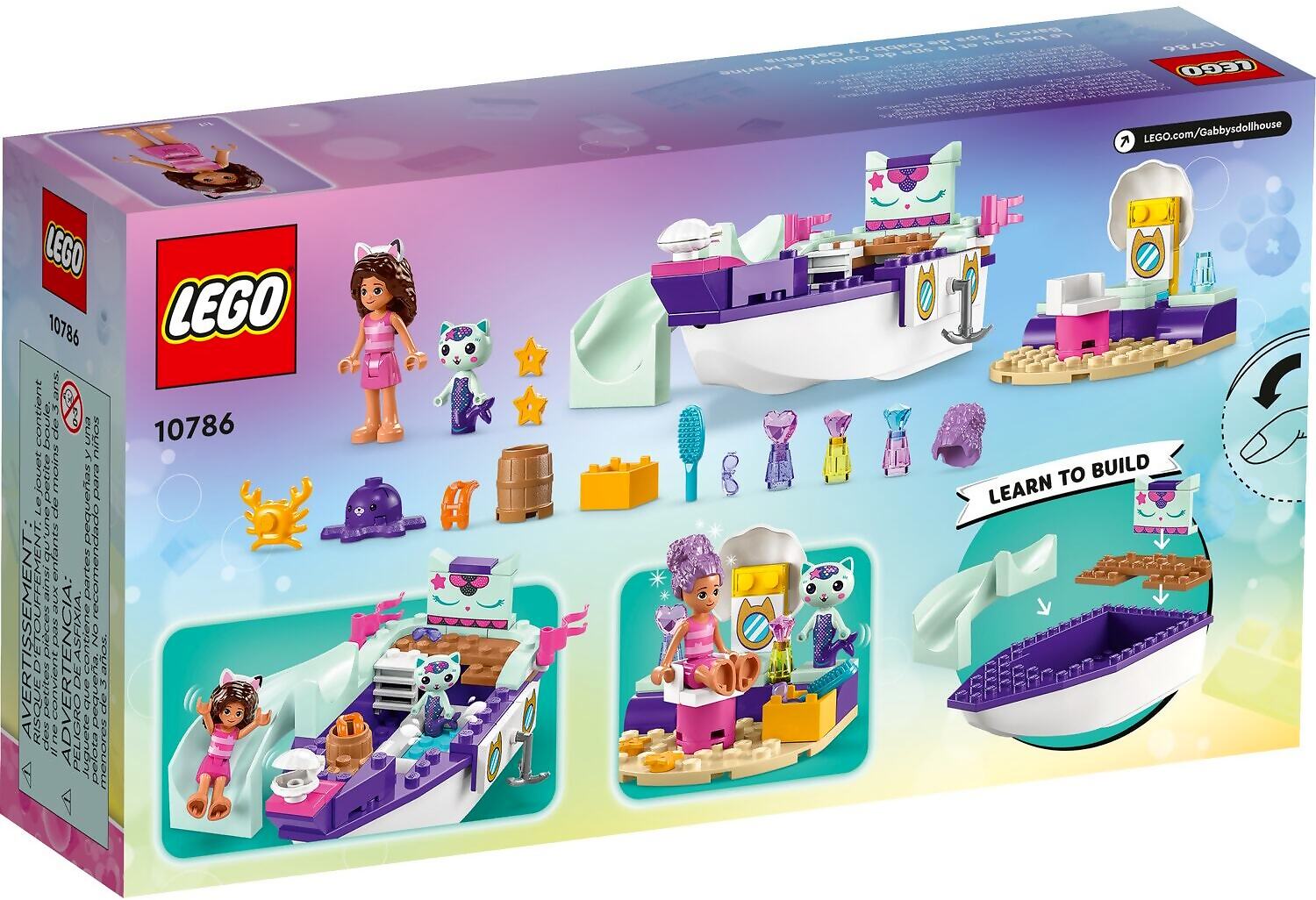 LEGO 10786 Gabby & MerCat's Ship & Spa - Gabby's Dollhouse 4+ - Image 6