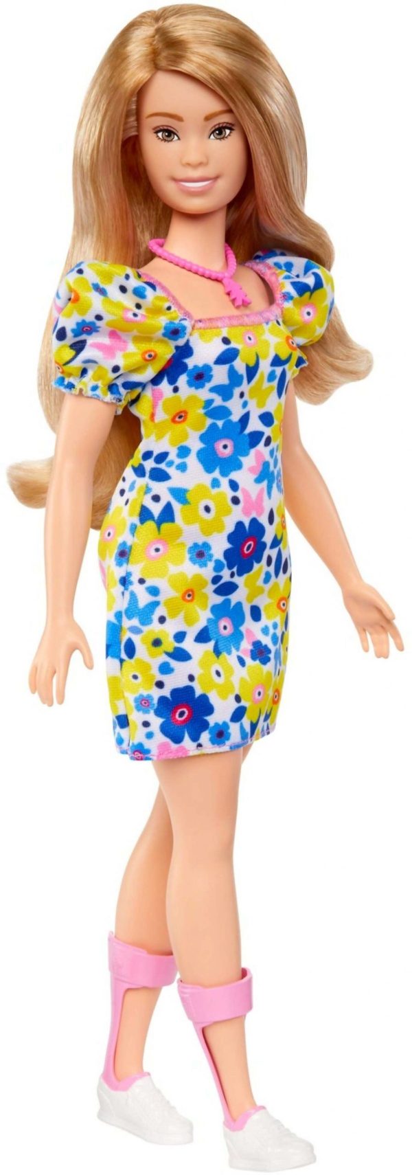 Barbie - Fashionistas Doll With Down Syndrome Wearing Floral Dress - Mattel - Image 8