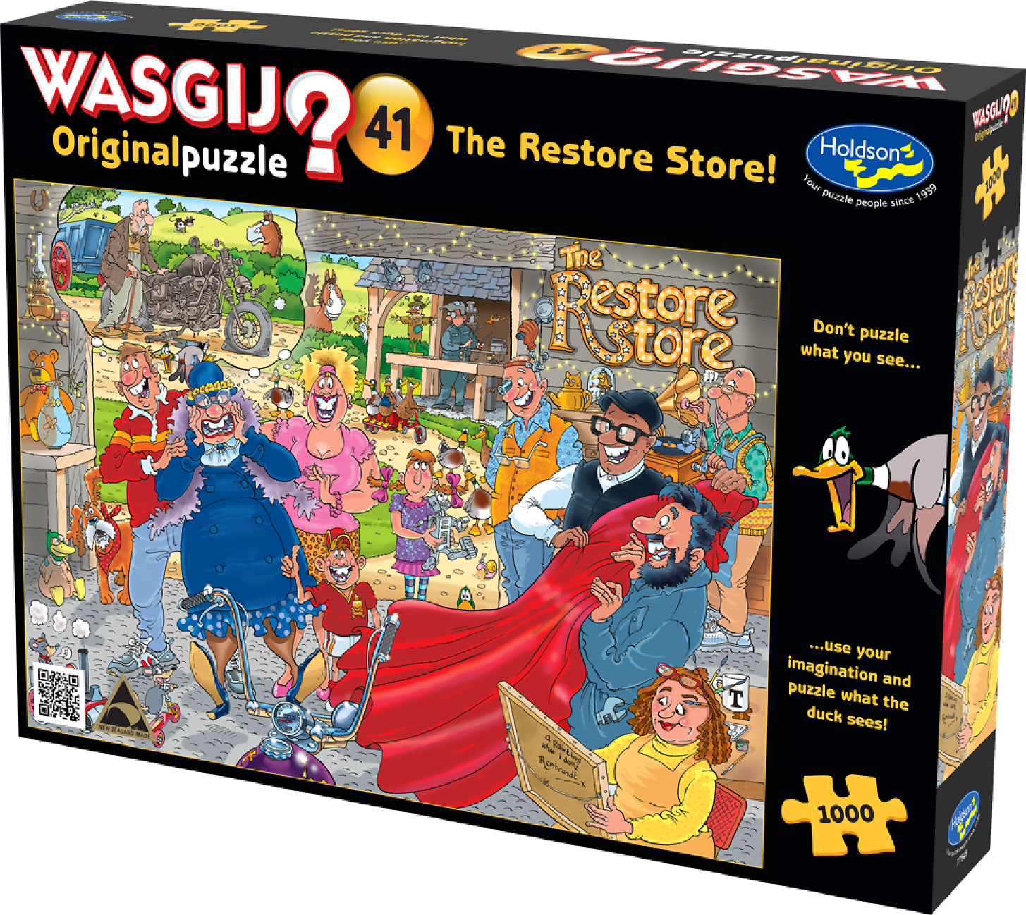 Wasgij - Original 41 - The Restore Store - Holdson Jigsaw Puzzle 1000 Piece - Image 2