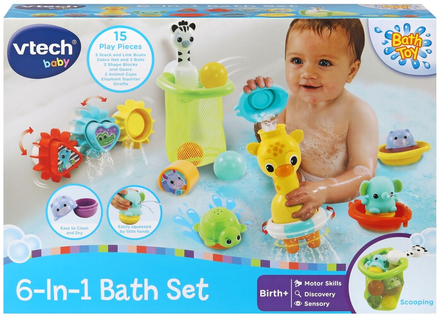 Vtech - 6 In 1 Bath Set