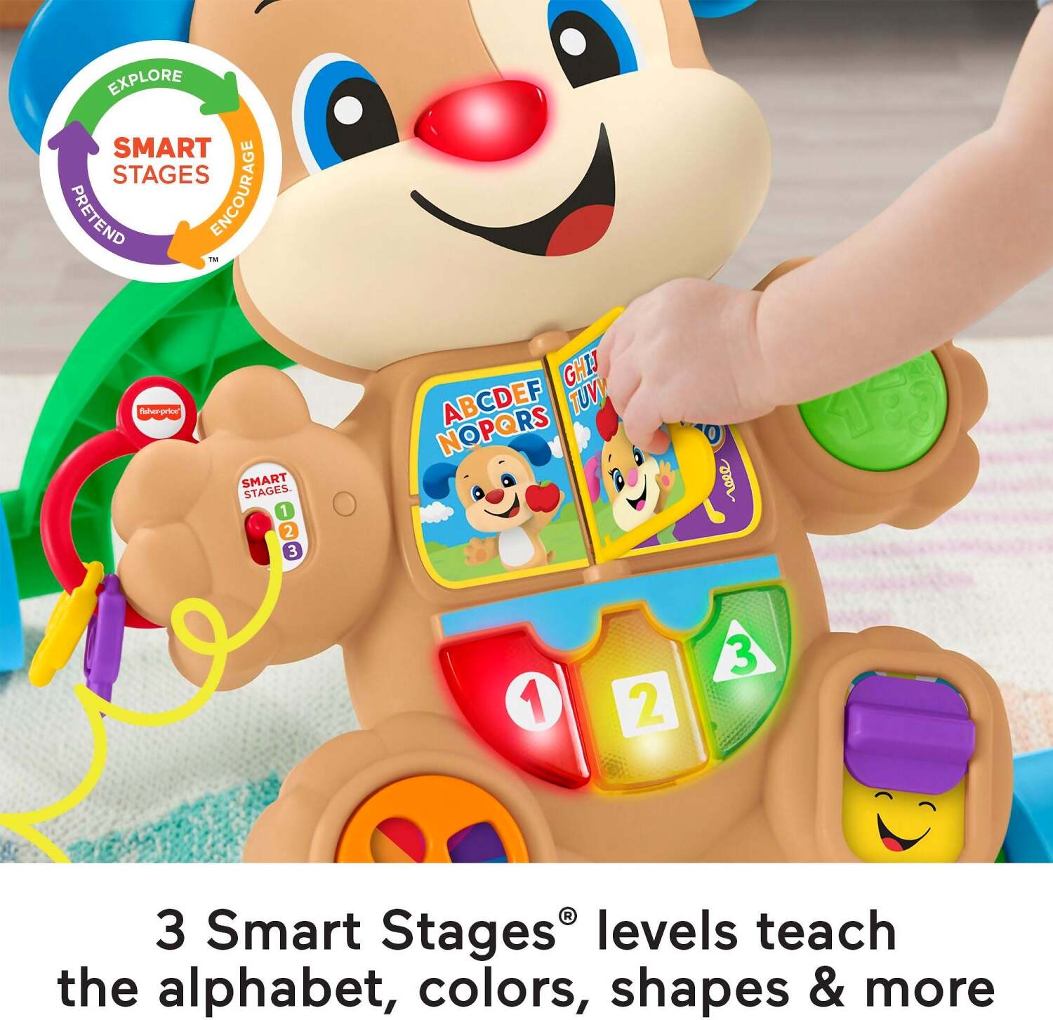Fisher Price - Laugh & Learn Baby Walker With Smart Stages Learning Content Puppy - Image 4