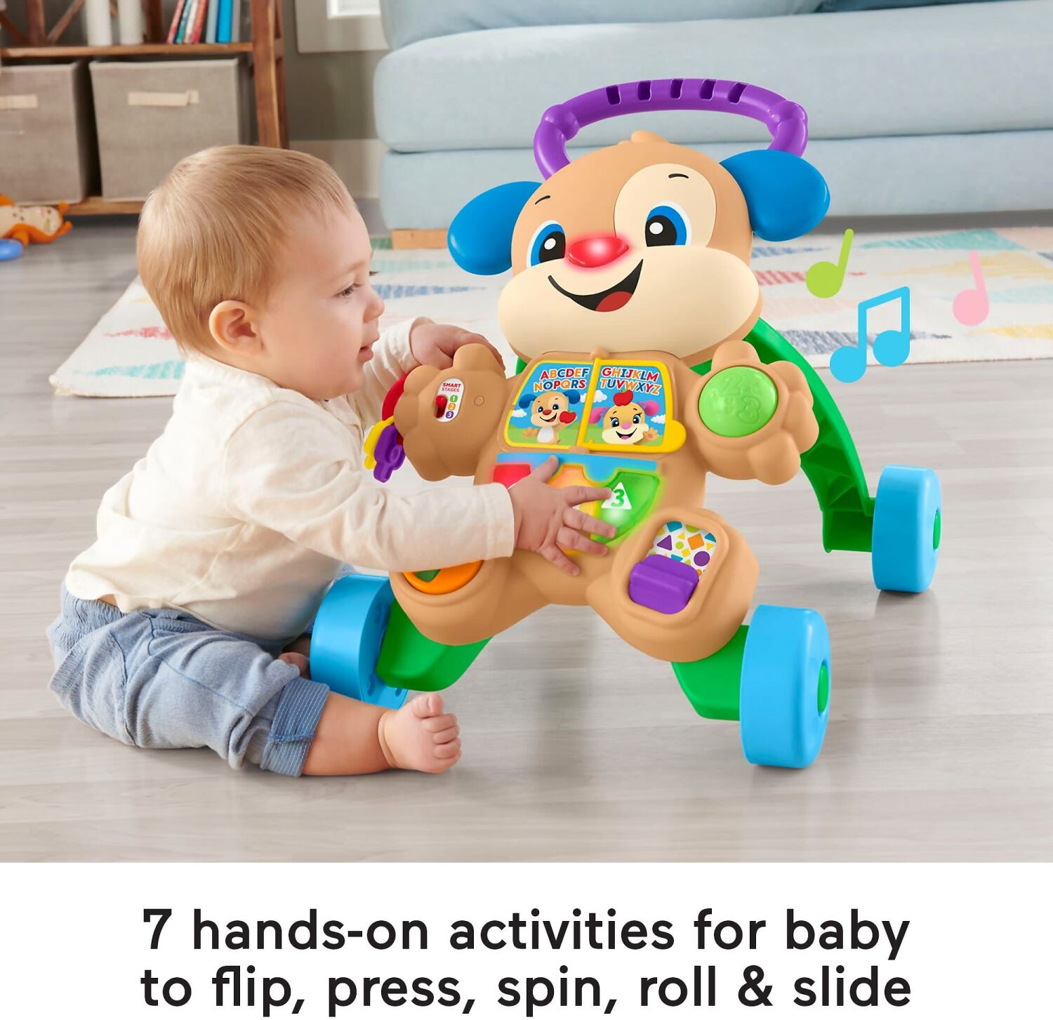 Fisher Price - Laugh & Learn Baby Walker With Smart Stages Learning Content Puppy - Image 5