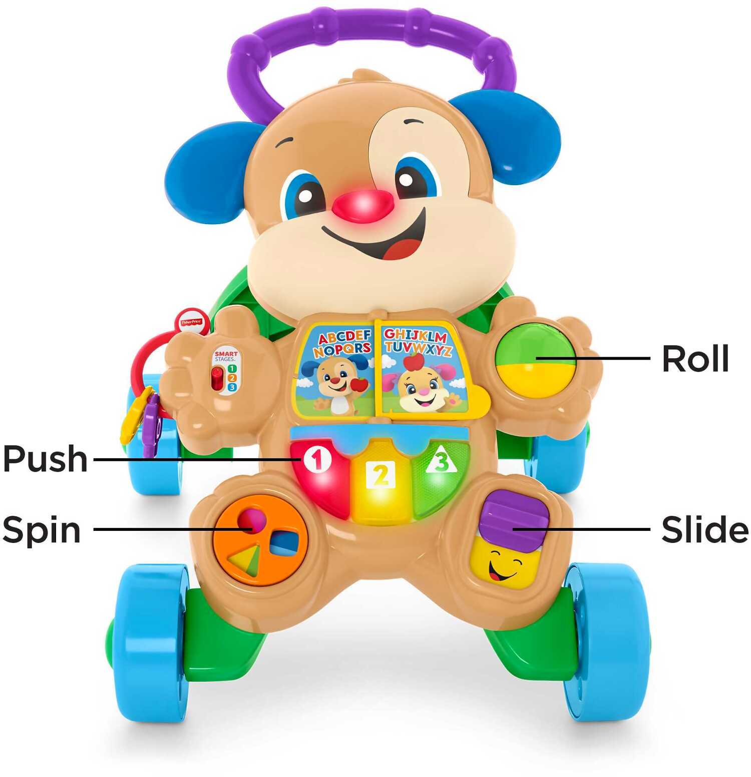 Fisher Price - Laugh & Learn Baby Walker With Smart Stages Learning Content Puppy - Image 6