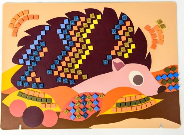 Mosaic Picture Hedgehog Avenir - Johnco - Image 3