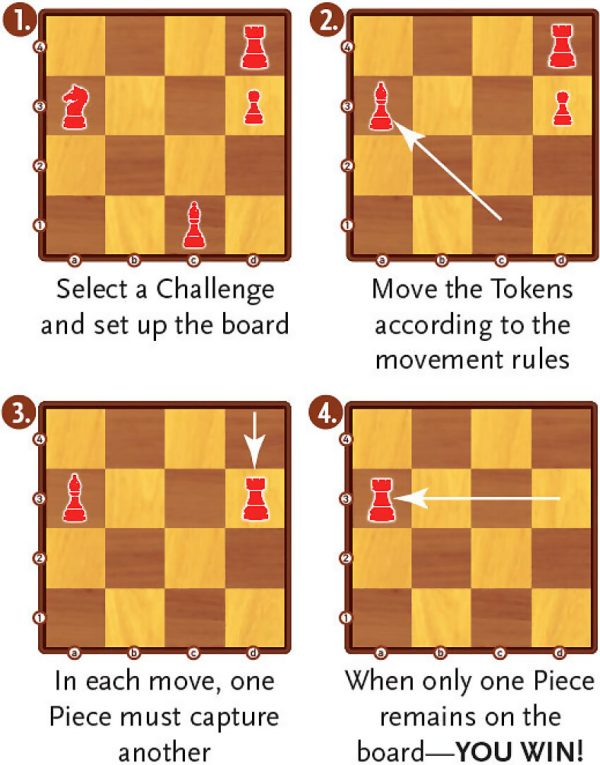 Thinkfun - Solitaire Chess - Magnetic Travel Puzzle - Image 2