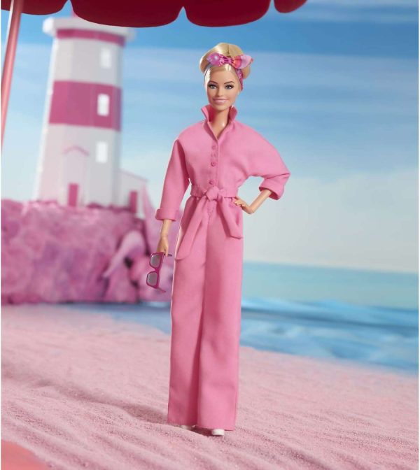 Barbie - Barbie The Movie Collectible Doll Margot Robbie As Barbie In Pink Power Jumpsuit - Mattel - Image 2