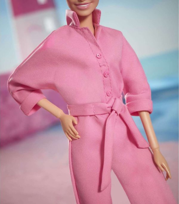 Barbie - Barbie The Movie Collectible Doll Margot Robbie As Barbie In Pink Power Jumpsuit - Mattel - Image 4