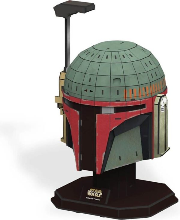 Star Wars - Boba Fett Helmut Paper Model Kit Medium - Image 3