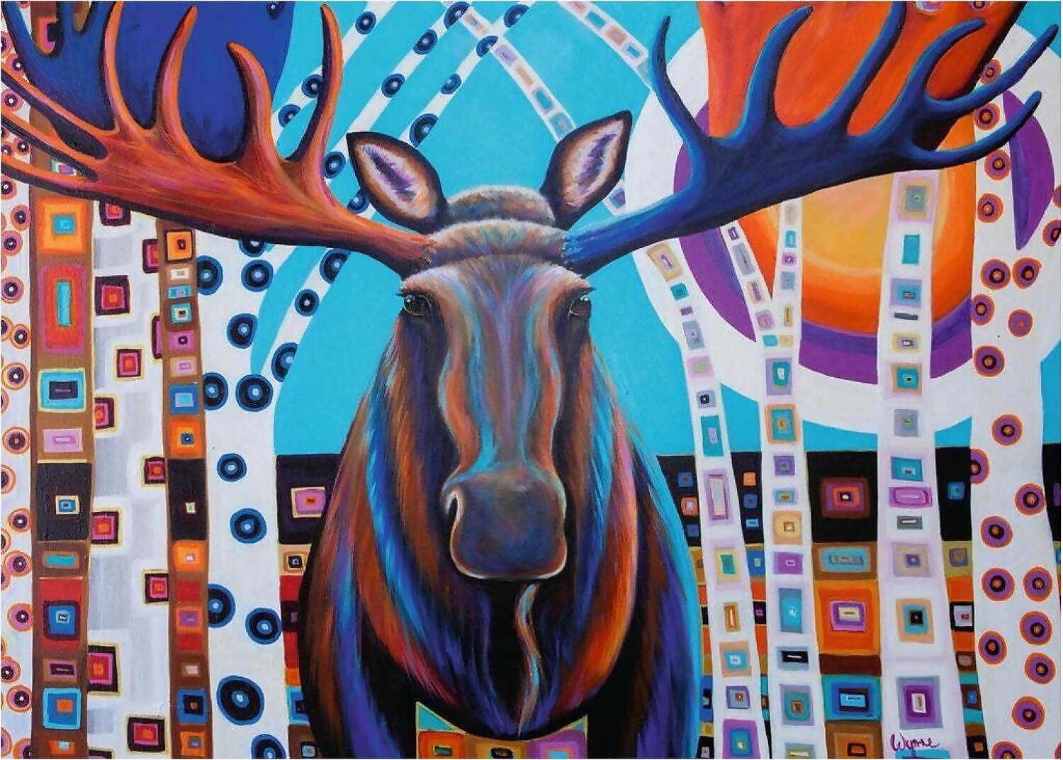 Ravensburger - Winter Moose Jigsaw Puzzle 1000pc - Image 2